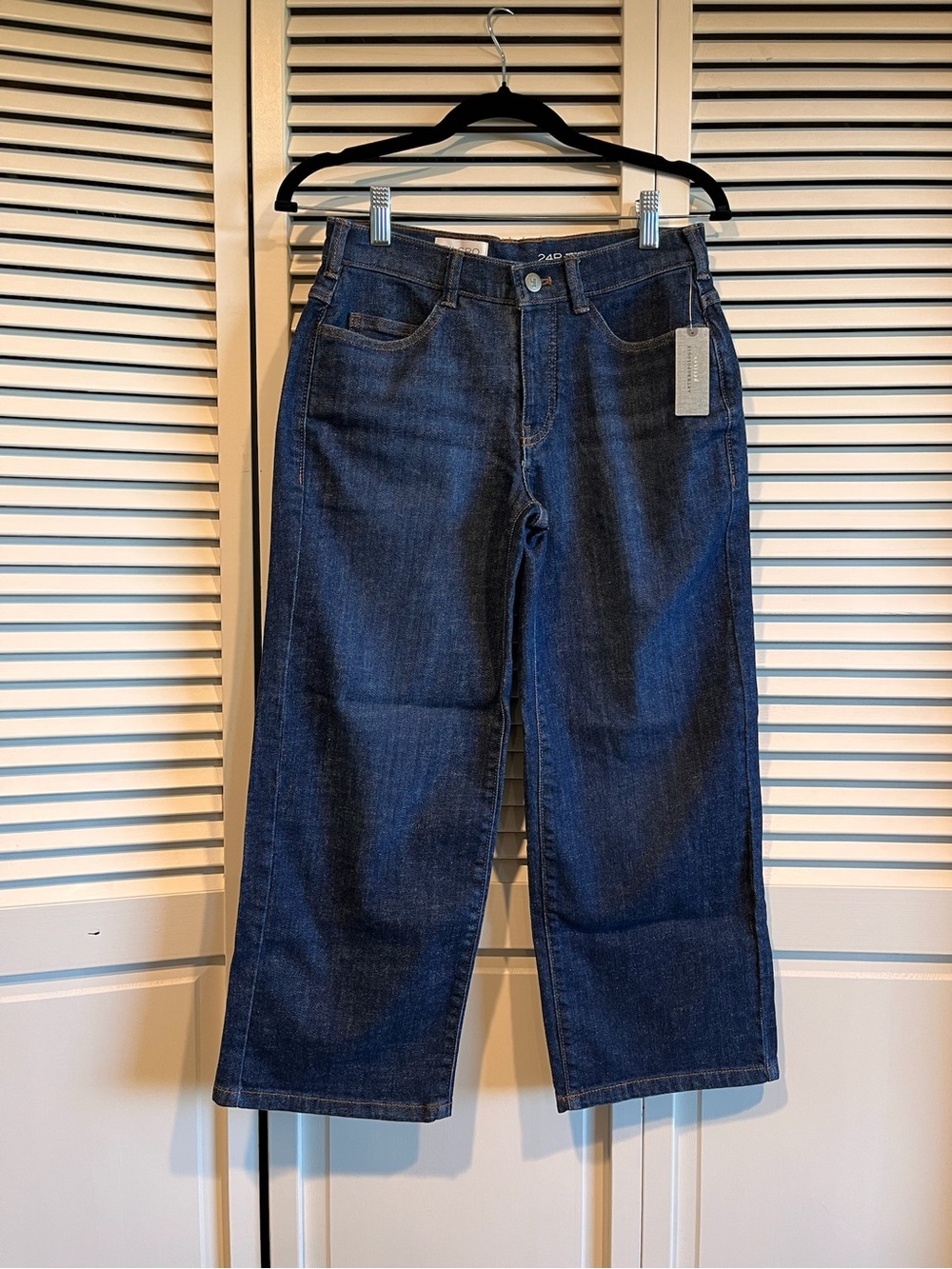 👖 Pilcro by Anthropologie- Dark Blue Wide Leg Denim Jeans - NWT!
